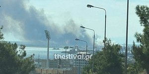 Θεσσαλονίκη φωτιά Γαλλικός ποταμός Σίνδος