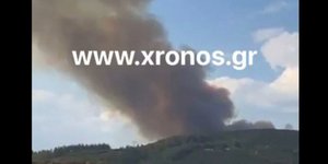 Φωτιά στη Γρατινή Ροδόπης, δυτικά της Κομοτηνής