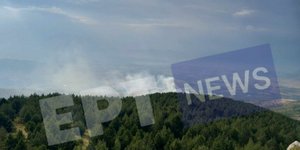 Φωτιά στην Πτολεμαΐδα / Φωτογραφία: ΕΡΤ