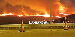 Πυρκαγιά στη Θήβα