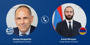 Επικοινωνία Γ. Γεραπετρίτη με τον υπουργό Εξωτερικών της Αρμενίας