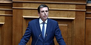 O Δημήτρης Καιρίδης στη Βουλή