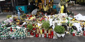 Το σημείο όπου δολοφονήθηκε ο Μιχάλης Κατσουρής