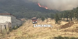 Πυροσβεστικό σε μέτωπο φωτιάς στην Μακρακώμη Φθιώτιδας