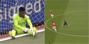 Εφιαλτικό ντεμπούτο για Ονάνα της Μάντσεστερ Γιουνάιτεντ, δέχθηκε γκολ από το κέντρο