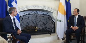 Κυριάκος Μητσοτάκης Νίκος Χριστοδουλίδης