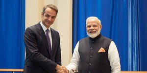 Κυριάκος Μητσοτάκης - Ναρέντρα Μόντι