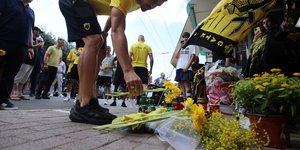 Το σημείο που δολοφονήθηκε ο 29χρονος φίλος της ΑΕΚ Μιχάλης Κατσουρής