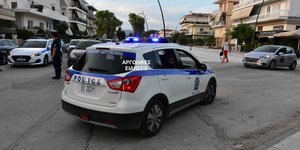 Περιπολικά σε δρόμο του Ναυπλίου