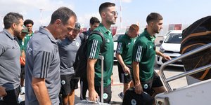 Η αναχώρηση του Παναθηναϊκού για τη Μασσαλία