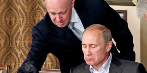 Γεβγκένι Πριγκόζιν και Βλαντιμίρ Πούτιν