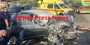 Σφοδρη συγκρουση ΙΧ με φορτηγό