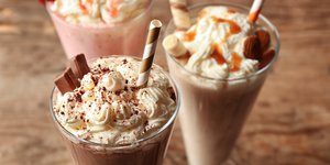Λαχταριστά milkshakes