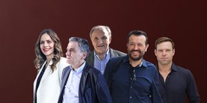 Εφη Αχτσιόγλου, Ευκλείδης Τσακαλώτος, Στέφανος Τζουμάκας, Νίκος Παππάς, Στέφανος Κασσελάκης