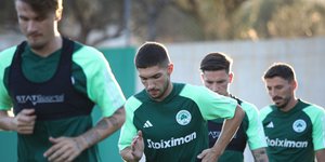 Φωτογραφία από την προπόνηση του Παναθηναϊκού