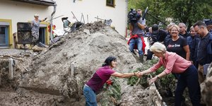 Η πρόεδρος της Ευρωπαϊκής Επιτροπής, Ούρσουλα φον ντερ Λάιεν, στη Σλοβενία