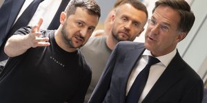 Ζελένσκι από Ολλανδία με Ρούτε