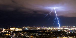Κεραυνοί στην Αττική