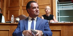 Ο υπουργός Εργασίας και Κοινωνικής Ασφάλισης Άδωνις Γεωργιάδης