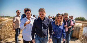 Νίκος Ανδρουλάκης, στον Πλατύκαμπο του νομού Λάρισας