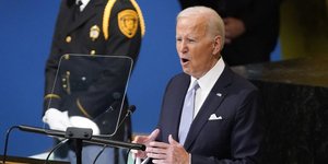 Ο Τζο Μπάιντεν δίνει ομιλία στον ΟΗΕ