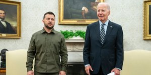 Συνάντηση Μπάιντεν-Ζελένσκι στον Λευκό Οίκο