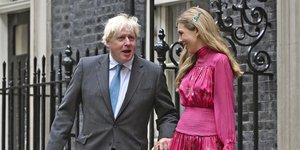 Ο Μπόρις Τζόνσον με την σύζυγό του Κάρι