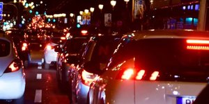 Μποτιλιάρισμα στο κέντρο της Αθήνας