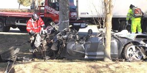 Δυστύχημα με αυτοκίνητο που πήγαινε με 250 χλμ./ώρα