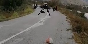 Drone μεταφέρει φάρμακα