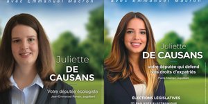 Η Γαλλίδα βουλευτής πριν και μετά το photoshop στην προεκλογική της αφίσα 