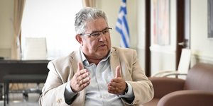 O γενικός γραμματέας της Κεντρικής Επιτροπής του ΚΚΕ, Δημήτρης Κουτσούμπας