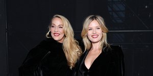 Η Τζέρι Χολ με την κόρη της, Τζόρτζια Μέι Τζάγκερ 