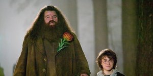 Ο Ρόμπι Κόλτρεϊν ως «Χάγκριντ» στο Χάρι Πότερ
