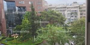 Βροχόπτωση στο κέντρο της Αθήνας