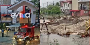 Κακοκαιρία στην βόρεια Εύβοια