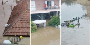 Πάνω από τρία μέτρα το νερό στον Παλαμά Καρδίτσας