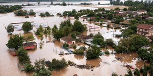 Πνίγηκε η Θεσσαλία από τη κακοκαιρία Daniel 