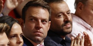 Στέφανος Κασσελάκης και Νίκος Παππάς