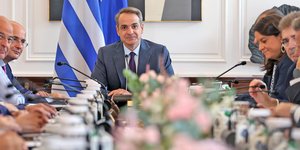 Συνεδρίαση του υπουργικού συμβουλίου υπό τον Κυριάκο Μητσοτάκη 