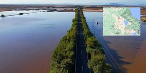 Λίμνη Κάρλα Χάρτης αποξηραμένη