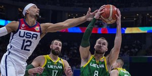 Τεράστια νίκη της Λιθουανίας επί των ΗΠΑ για το Μουντομπάσκετ 2023