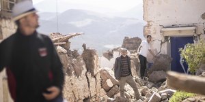 Εικόνες καταστροφής στο Μαρόκο