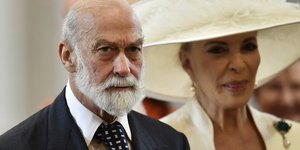 Ο πρίγκιπας Μιχαήλ του Κεντ με τη σύζυγό του 