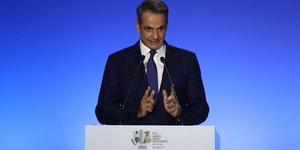 O πρωθυπουργός Kυριάκος Μητσοτάκης 