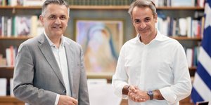Συνάντηση Μητσοτάκη - Κασαπίδη