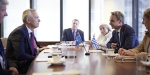 Συνάντηση Μητσοτάκη - Στόλτενμπεργκ