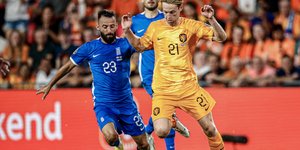 Φάση από τον αγώνα Ολλανδία-Ελλάδα / Φωτογραφία: Eurokinissi