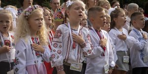 Μαθητές στην Ουκρανία