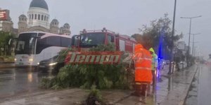 Κακοκαιρία «Daniel»: Βροχές και καταιγίδες στην Πάτρα